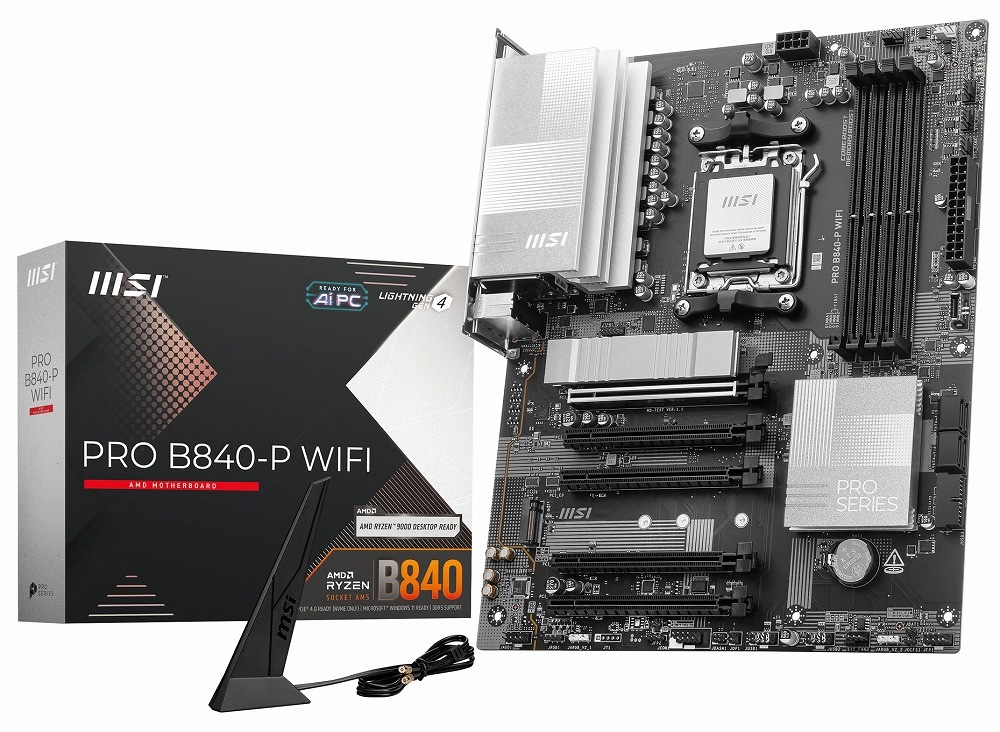 MSI PRO B840-P WIFI マザーボード | MSI｜エムエスアイ