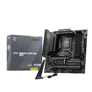 MSI｜エムエスアイ｜MSI MAG B860M MORTAR WIFI マザーボード（ブラック）｜MAGB860MMORTARWF