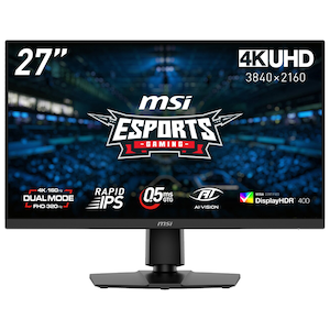 MSI�b�G���G�X�A�C�b�Q�[�~���O�t���f�B�X�v���C(27�^/RAPID IPS/4K UHD 3840�~2160/160Hz/0.5ms)(�u���b�N)�bMAG-272URDF-E16