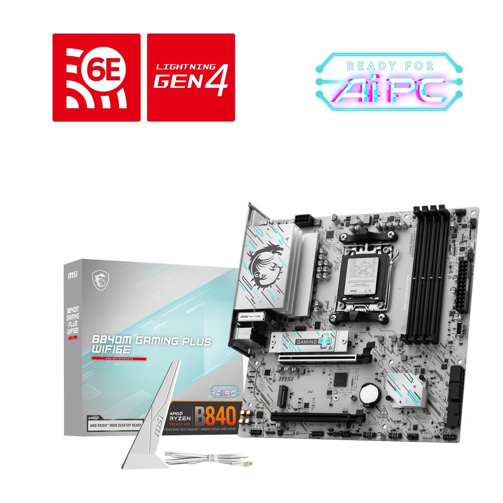 MSI B840M GAMING PLUS WIFI6E マザーボード | MSI｜エムエス