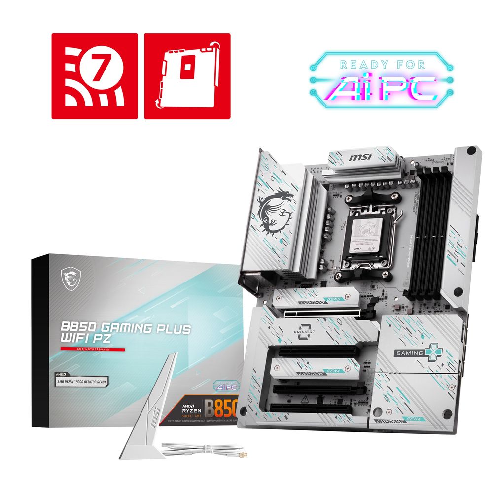 MSI B850 GAMING PLUS WIFI PZ マザーボード | MSI｜エムエス