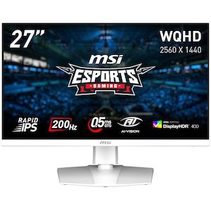 MSI�b�G���G�X�A�C�b�Q�[�~���O�t���f�B�X�v���C(27�^/RAPID IPS/WQHD 2560�~1440/200Hz/0.5ms)(�z���C�g)�bMAG274QRFWE20