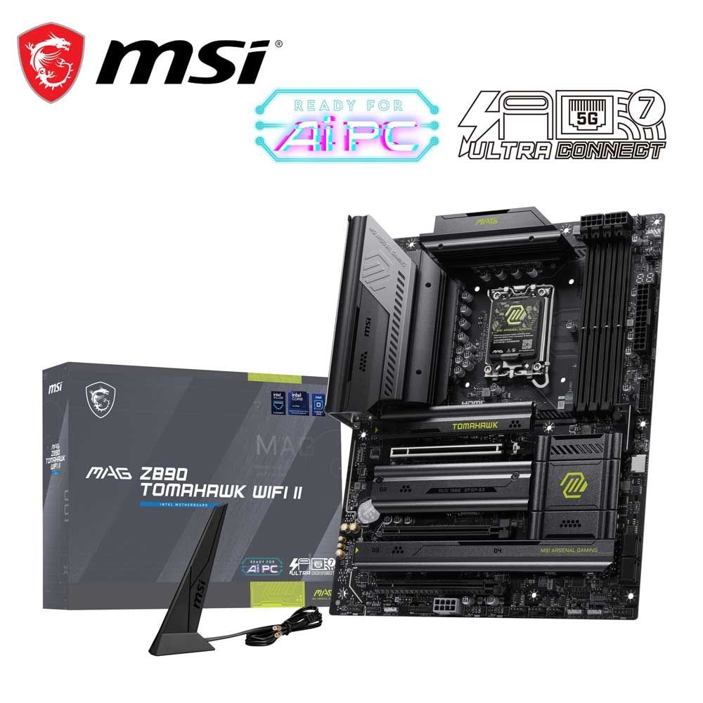 MSI MAG Z890 TOMAHAWK WIFI II マザーボード（ブラック） | MSI