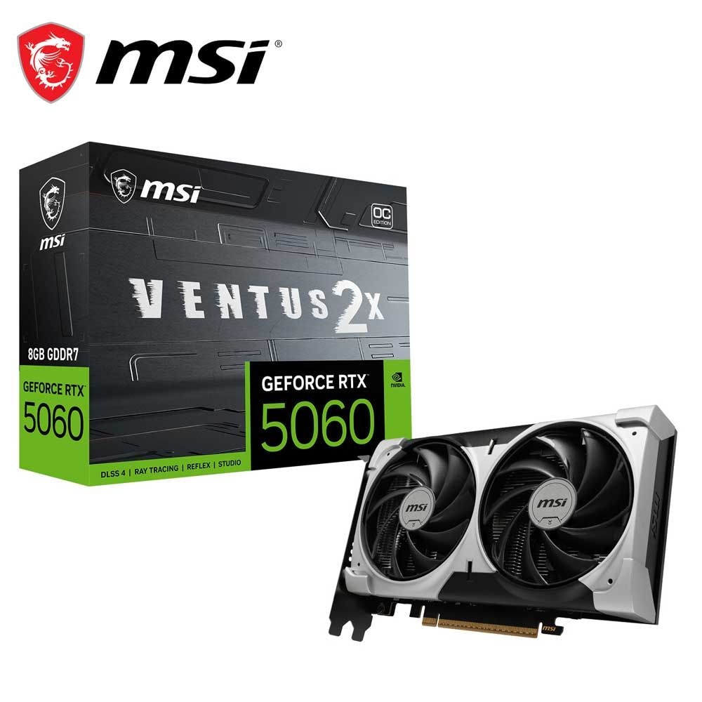 MSI GeForce RTX 5060 8G VENTUS 2X OC V1 グラフィックボード | MSI