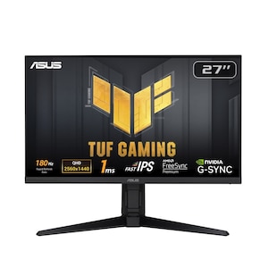 ASUS｜エイスース｜ゲーミング液晶ディスプレイ(27型/Fast IPS/WQHD 2560×1440/180Hz/1ms/HDR400/HDMI2.0/DP1.4/VESA/3年保証)(ブラック)｜VG27AQL3A