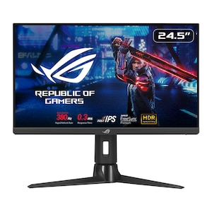 ASUS｜エイスース｜ゲーミング液晶ディスプレイ(24.5型/Fast IPS/FullHD 1920×1080/380Hz/0.3ms/HDR400/HDMI2.0/DP1.4/VESA/3年保証)(ブラック)｜XG259QN