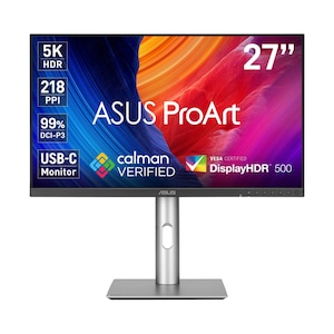 ASUS�b�G�C�X�[�X�b�N���G�C�^�[�t���f�B�X�v���C(27�^/IPS/5K 5120�~2880/60Hz/5ms)(�V���o�[)�bPA27JCV