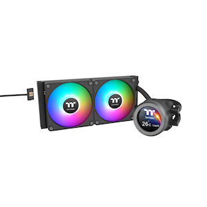 Thermaltake｜サーマルテイク｜水冷一体型CPUクーラー TH240 V2 Ultra EX ARGB Sync CPU Liquid Cooler（ブラック）｜CL-W414-PL12SW-A