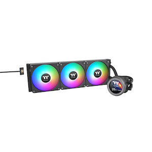 Thermaltake｜サーマルテイク｜水冷一体型CPUクーラー TH420 V2 Ultra EX ARGB Sync CPU Liquid Cooler（ブラック）｜CL-W417-PL14SW-A