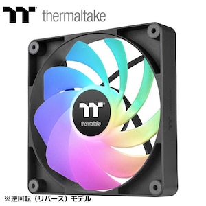 Thermaltake�b�T�[�}���e�C�N�bCT140 Reverse ARGB Sync PC Cooling Fan 2Pack 140mm�i�u���b�N�j�bCL-F174-PL14SW-A