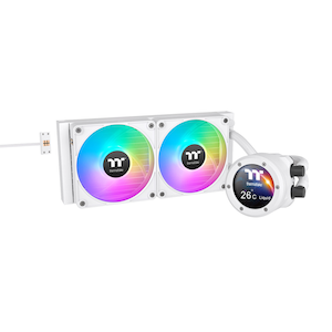 Thermaltake｜サーマルテイク｜水冷一体型CPUクーラー TH240 V2 Ultra EX ARGB Sync（Snow Edition）｜CL-W425-PL12SW-A