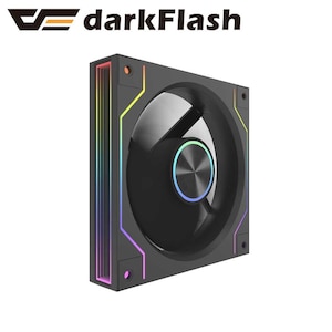 darkFlash�b�_�[�N�t���b�V���b���ʃC���t�B�j�e�B�[�~���[�{�O�ʃ��C������ 120mmARGB�P�[�X�t�@��  DM20 Line�i�u���b�N�j�bDM20LINE-B-HQ1