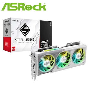 ASRock�b�A�X���b�N�bASRock Radeon RX 9070XT Steel Legend 16G �O���t�B�b�N�{�[�h�i�z���C�g�j�bRX9070XTSL16G