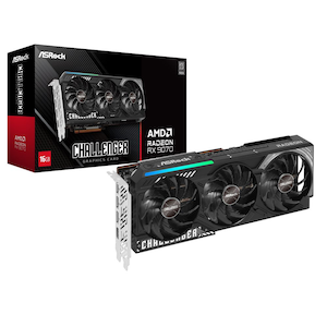 ASRock｜アスロック｜ASRock Radeon RX 9070 Challenger 16G グラフィックボード（ブラック）｜RX9070CL16G