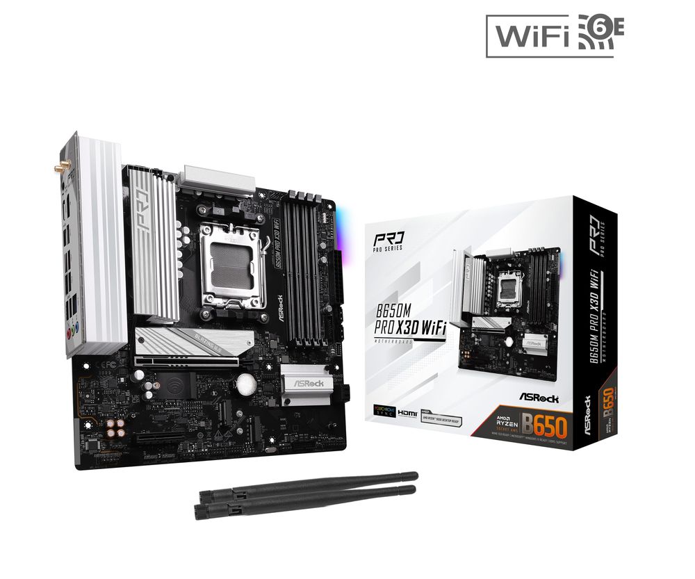ASRock B650M Pro X3D WiFi マザーボード | ASRock｜アスロック