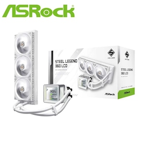 ASRock�b�A�X���b�N�b�����̌^CPU�N�[���[  Steel Legend 360 LCD�i�z���C�g�j�bSTEELLEGEND360LCD
