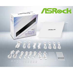 ASRock�b�A�X���b�N�bASRock�� �d�����j�b�g�Ή� �d���P�[�u�� �t���p�b�P�[�W�L�b�g�i�z���C�g�j�bCB-FKITWT