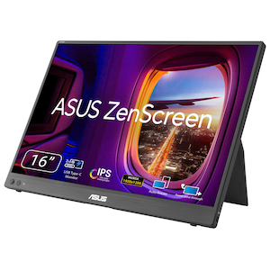 ASUS�b�G�C�X�[�X�b���o�C���t���f�B�X�v���C(16�^/IPS/WUXGA 1920�~1200/75Hz/5ms)(�u���b�N)�bMB16FC