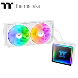 Thermaltake�b�T�[�}���e�C�N�b�����̌^CPU�N�[���[ TH240 V3 ARGB Sync Snow All-In-One Liquid Cooler�i�z���C�g�j�bCL-W467-PL12SW-A