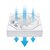 Thermaltake�b�T�[�}���e�C�N�bPC�P�[�X�t�@�� SWAFAN 120 EX INFINITY ARGB Sync Snow 3Pack�i�z���C�g�j�bCL-F254-PL12SW-A