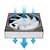 Thermaltake�b�T�[�}���e�C�N�bSWAFAN 120 EX INFINITY ARGB Sync 1Pack�i�u���b�N�j�bCL-F264-PL12SW-A