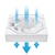 Thermaltake�b�T�[�}���e�C�N�bSWAFAN 120 EX INFINITY ARGB Sync Snow 1Pack�i�z���C�g�j�bCL-F265-PL12SW-A