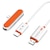 �W�F�C�t�@�C�u�N���G�C�g�bScreenCast Mini�@�����^USB-C to HDMI���C�����X����M�@(�z���C�g/�I�����W)�bJVAW60