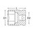 SIGNET�b3/8DR E5�w�N�X���[�u�\�P�b�g(E�^)�b12151