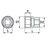 SIGNET�b1/2DR �V���[�g�\�P�b�g 12mm (6�p)�b13122