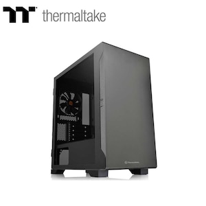 Thermaltake�b�T�[�}���e�C�N�b�~�j�^���[�^PC�P�[�X S100 TG�i�u���b�N�j�bCA-1Q9-00S1WN-00