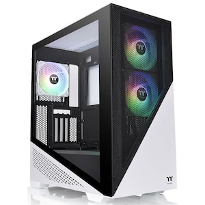 Thermaltake｜サーマルテイク｜ミドルタワー型PCケース Divider 370 TG ARGB Snow｜CA-1S4-00M6WN-00