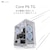 Thermaltake�b�T�[�}���e�C�N�b�~�h���^���[�^PC�P�[�X Core P6 TG Snow�bCA-1V2-00M6WN-00