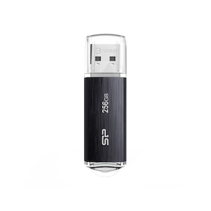 Silicon Power｜シリコンパワー｜USB3.2Gen1/3.1/3.0対応 フラッシュメモリ 256GB（ブラック）｜SP256GBUF3B02V1K