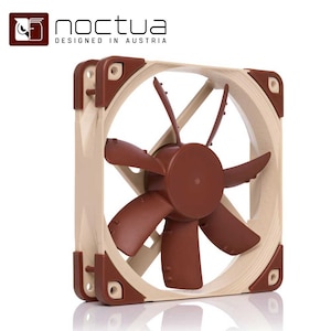 Noctua�b�m�N�`���A�bPC�P�[�X�t�@�� [120mm /1200RPM] �i�u���E���j�bNF-S12A-PWM
