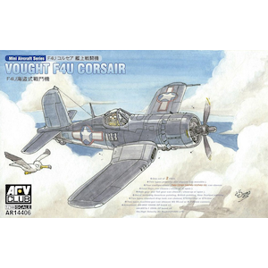 【再生産】1/144 F4U コルセア 艦上戦闘機 2機入【AR14406】