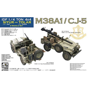 1/35 IDF M38A1/CJ-5 SIYUR偵察車+TOLAR無反動砲車 2両セット【限定生産】【FV35S99】