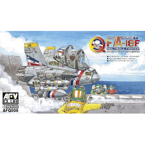 NONスケール デフォルメ飛行機 F/A-18F スーパーホーネット戦闘攻撃機【AFQ008】