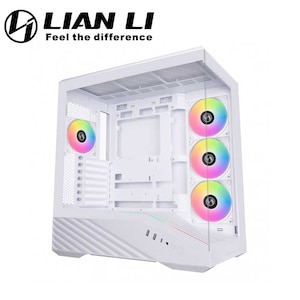 Lian Li�b���A���E���[�bARGB�P�[�X�t�@������ �s���[���X �~�h���^���[PC�P�[�X VECTOR V100R�i�z���C�g�j�bV100RW