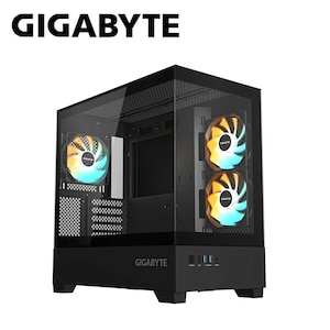 GIGABYTE�b�M�K�o�C�g�bMicro-ATX / Mini-ITX�Ή� GIGABYTE C201 PANORAMIC �s���[���X �~�h���^���[PC�P�[�X�i�u���b�N�j�bC201P