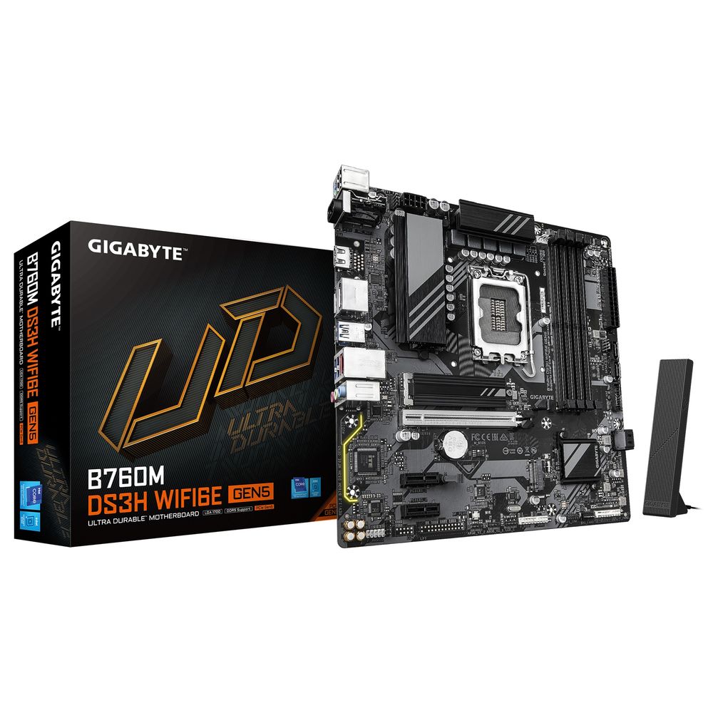 GIGABYTE B760M DS3H WIFI6E GEN5 / Micro-ATX対応マザーボード