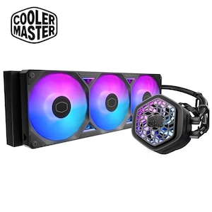Cooler Master�b�N�[���[�}�X�^�[�b�����̌^CPU�N�[���[ ML 360 Atmos II VRM Fan ARGB�i�u���b�N�j�bMLX-D36M-A25SZ-V1