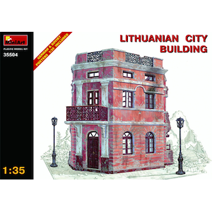 1/35 リトアニアの都市の建物 ジオラマアクセサリー【MA35504】