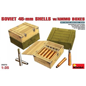 1/35 ソビエト45㎜砲弾&弾薬箱セット【MA35073】