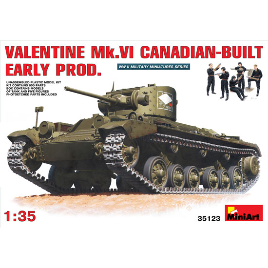 1/35 英バレンタイン歩兵戦車Mk.XI型75mm砲搭載【CB35146