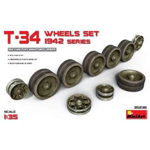 再生産】1/35 T－34ホイールセット（1942年生産シリーズ