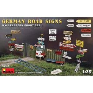 1/35 ドイツ道路標識WW2（東部戦線セット1）【MA35602】