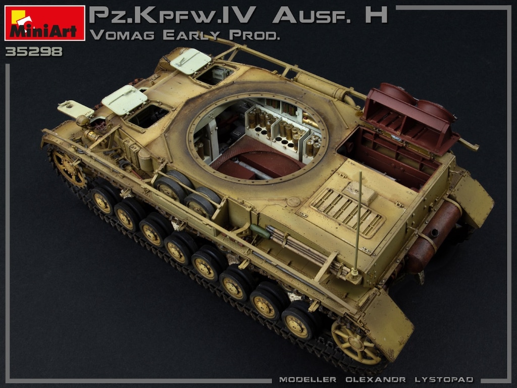 プラモデル　1/35 IV号戦車 H型 Vomag工場製 初期型 1943年5月 フルインテリア(内部再現) [MA35298] 1/35 IV号戦車 H型 Vomag工場製 初期型(1943年5月) フル