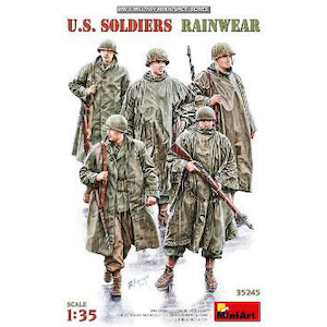 【再生産】1/35 米国兵士 レインウェア着用 (5体入り) 【MA35245】