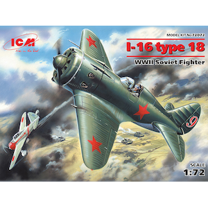 1/72 ポリカルポフ I-16 タイプ18 (ノモンハン)【72072】