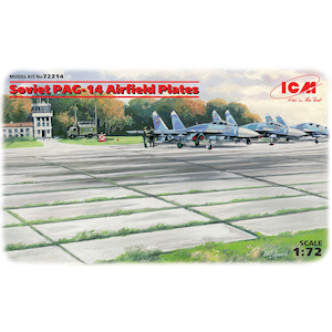 1/72 ソビエト PAG-14 滑走路用コンクリートプレート【72214】